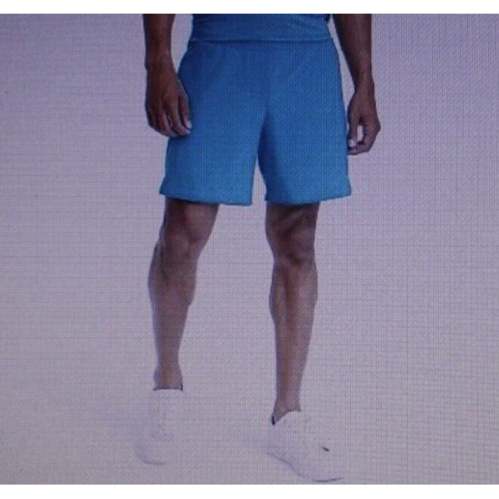 All in Motion Men's Shorts  7" Inseam Dark Teal Blue Color Size XXL Moisture Wic